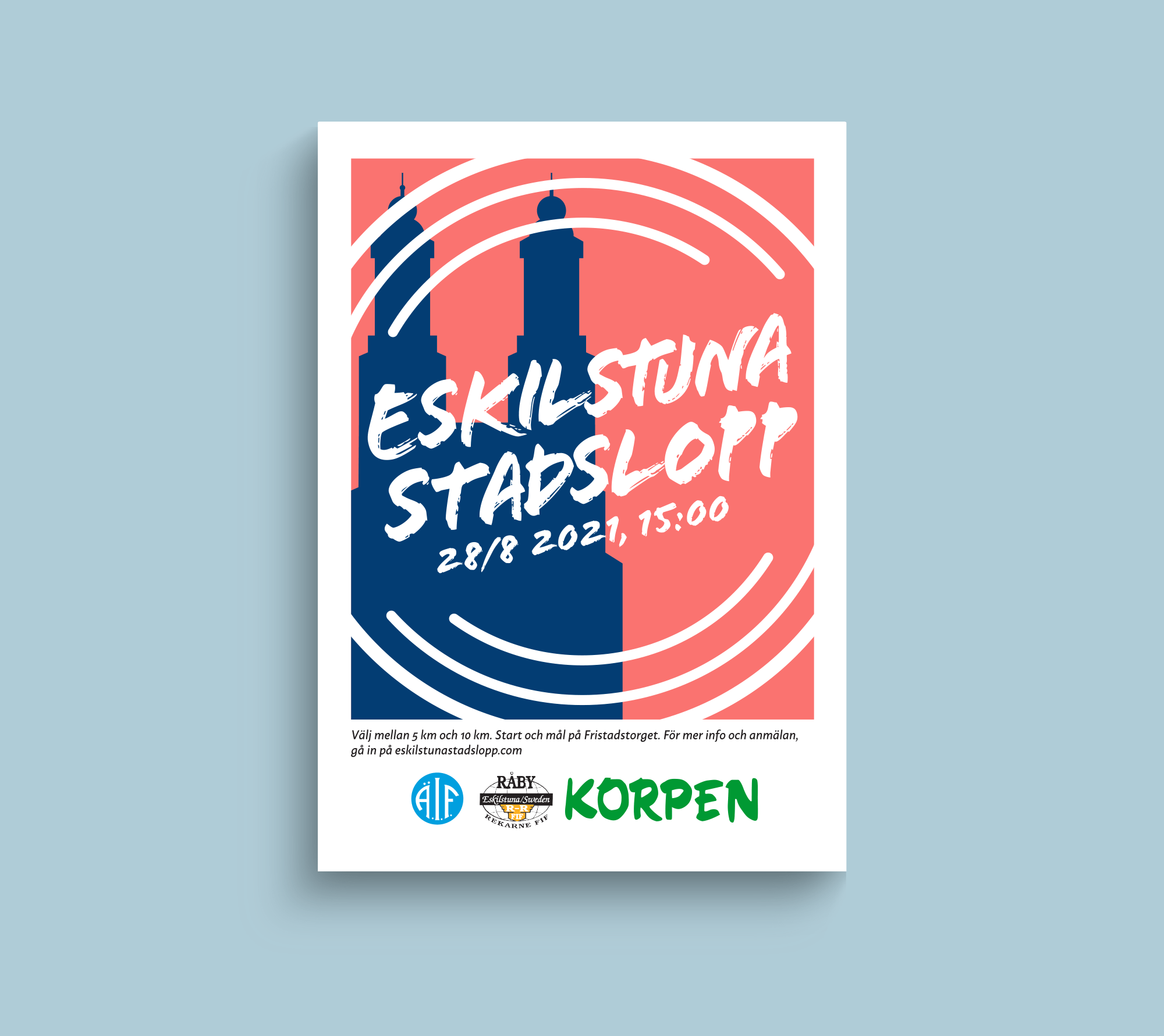 Poster Eskilstuna Stadslopp