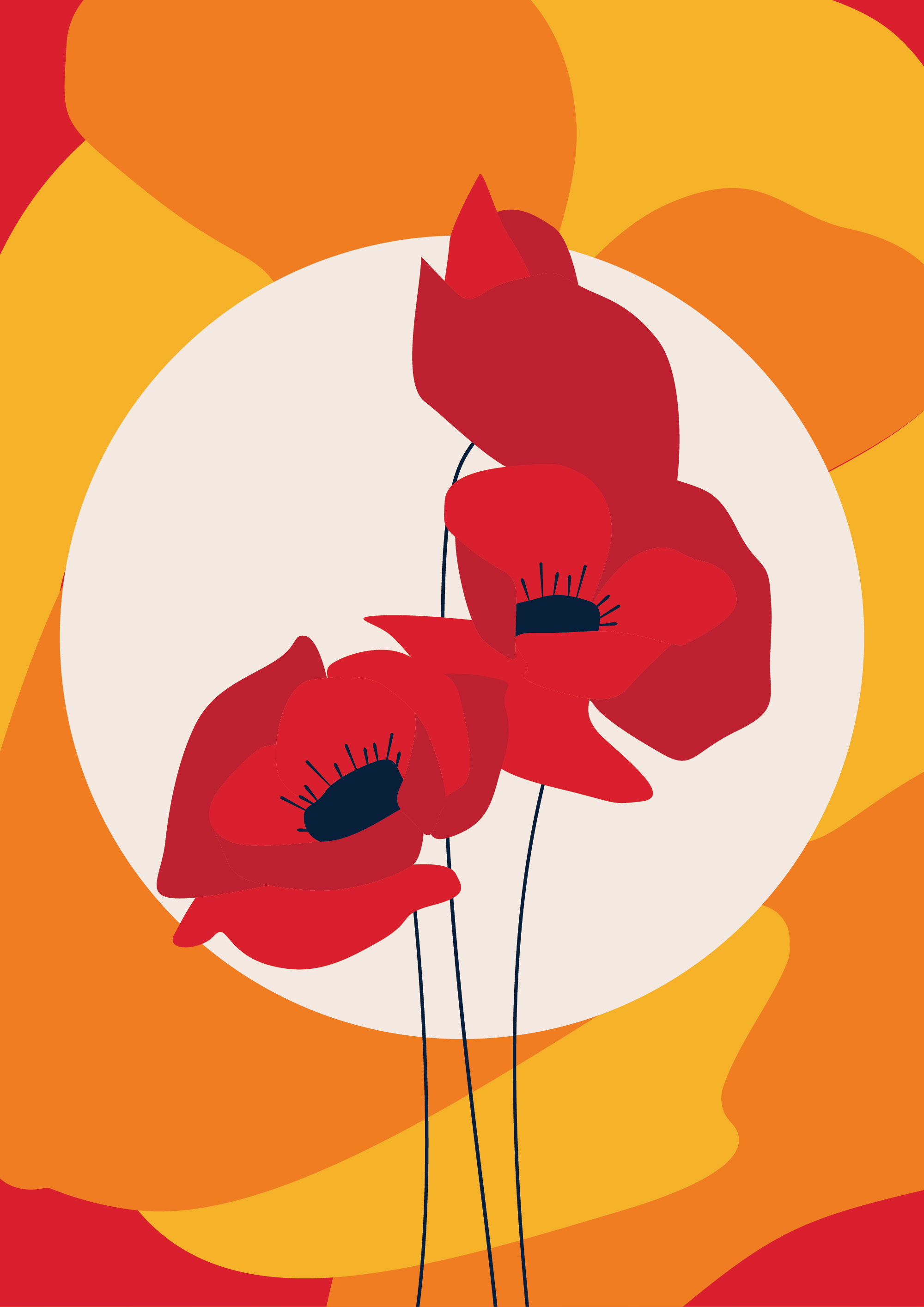 Poster of poppies